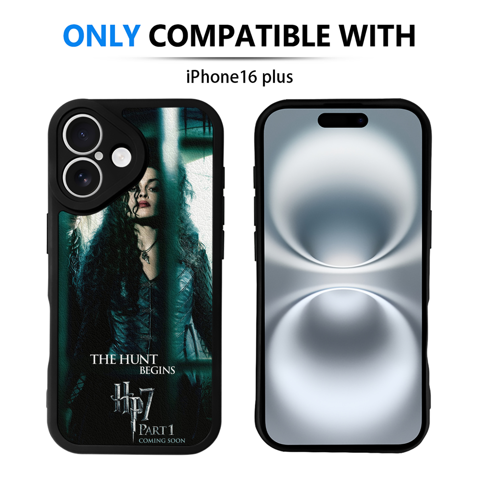 （画像用） Harry Potter ハリー・ポッターシリーズ 【iPhone 16シリーズ対応】シリコンスマホケース（レザー調） 材質：シリコン
